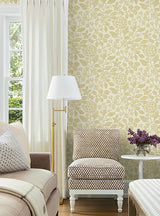 Rowen Honey by Antonina Vella Botanical Wallpaper – York Designer Series VP1341