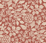 Rowen Ruby Botanical Wallpaper by Antonina Vella, VP1342, 27 in x 27 ft roll