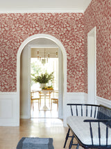Rowen Ruby by Antonina Vella Botanical Wallpaper – York Designer Series VP1342