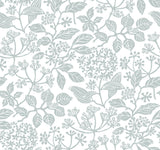 Rowen Light Blue Botanical Wallpaper – Antonina Vella VP1346