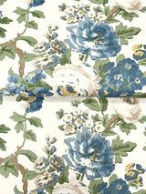 Beatrix Blue by Antonina Vella Vintage Floral Wallpaper – York Designer Series VP1352
