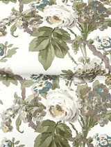Beatrix Neutral & Sage by Antonina Vella Vintage Floral Wallpaper – York Designer Series VP1353