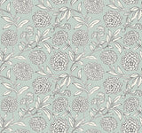 Chatsworth Garden Sky Blue Floral Trail Wallpaper VP1361 roll