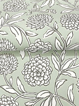 Chatsworth Garden Light Green by Antonina Vella Floral Trail Wallpaper – York Designer Series VP1362