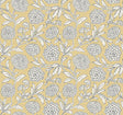 Antonina Vella Chatsworth Garden Butter floral trail wallpaper VP1364, 27 in x 27 ft roll