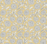 Antonina Vella Chatsworth Garden Butter floral trail wallpaper VP1364, 27 in x 27 ft roll