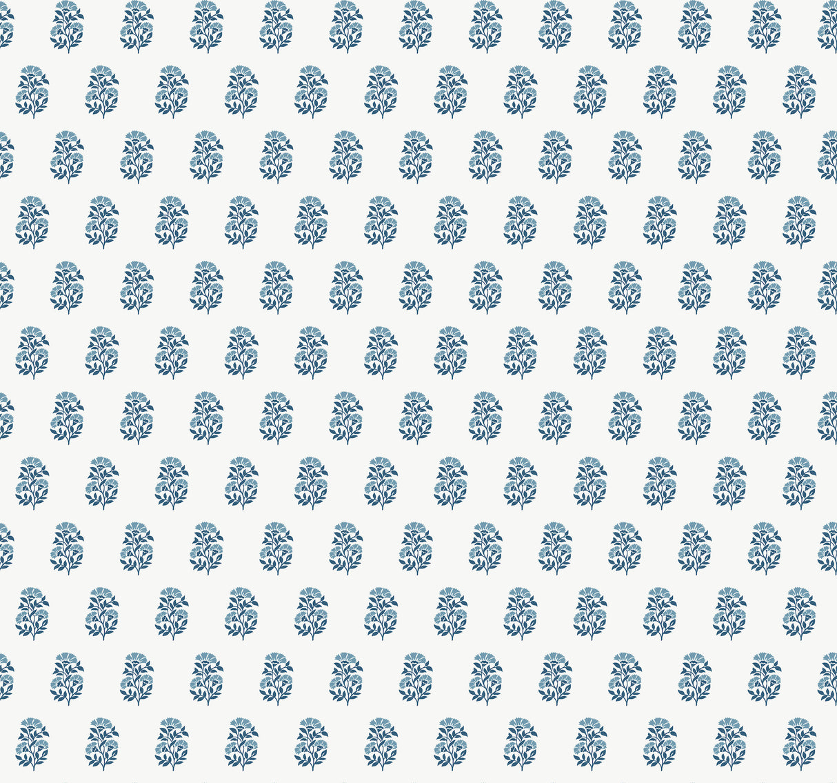 Antonina Vella Sylvie Blue Floral Wallpaper VP1384