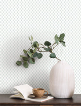 Brioni Light Blue by Antonina Vella Floral Stamp Wallpaper – York Designer Series VP1391