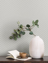 Brioni Cream by Antonina Vella Floral Stamp Wallpaper – York Designer Series VP1396