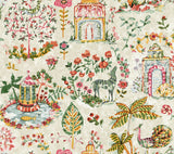 Parc Garden Dreams Wallpaper in Berry by Antonina Vella, 27 in x 27 ft roll (about 60.8 sq ft).