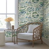Parc Sapphire by Antonina Vella Botanical Wallpaper – York Designer Series VP1402