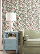 Framboise Merlot by Antonina Vella Berry Vines Wallpaper – York Designer Series VP1411
