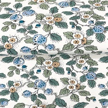 Framboise Blue by Antonina Vella Berry Vines Wallpaper – York Designer Series VP1413