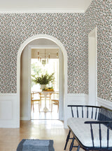 Framboise Blush by Antonina Vella Berry Vines Wallpaper – York Designer Series VP1414