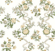 Genevieve Butter Floral Trail Wallpaper by Antonina Vella