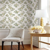 Genevieve Butter by Antonina Vella Floral Trail Wallpaper – York Designer Series VP1421