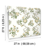 Genevieve Butter by Antonina Vella Floral Trail Wallpaper – York Designer Series VP1421