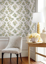 Genevieve Butter by Antonina Vella Floral Trail Wallpaper – York Designer Series VP1421
