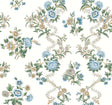 Genevieve Sapphire Floral Trail Wallpaper by Antonina Vella - VP1423