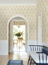 Souci Marigolds Saffron by Antonina Vella Wallpaper – York Designer Series VP1432