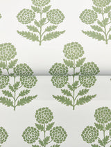 Souci Green by Antonina Vella Marigolds Wallpaper – York Designer Series VP1436
