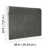 Brilliant Mica Black by Ronald Redding Glittering Wallpaper – York Designer Series VR1500