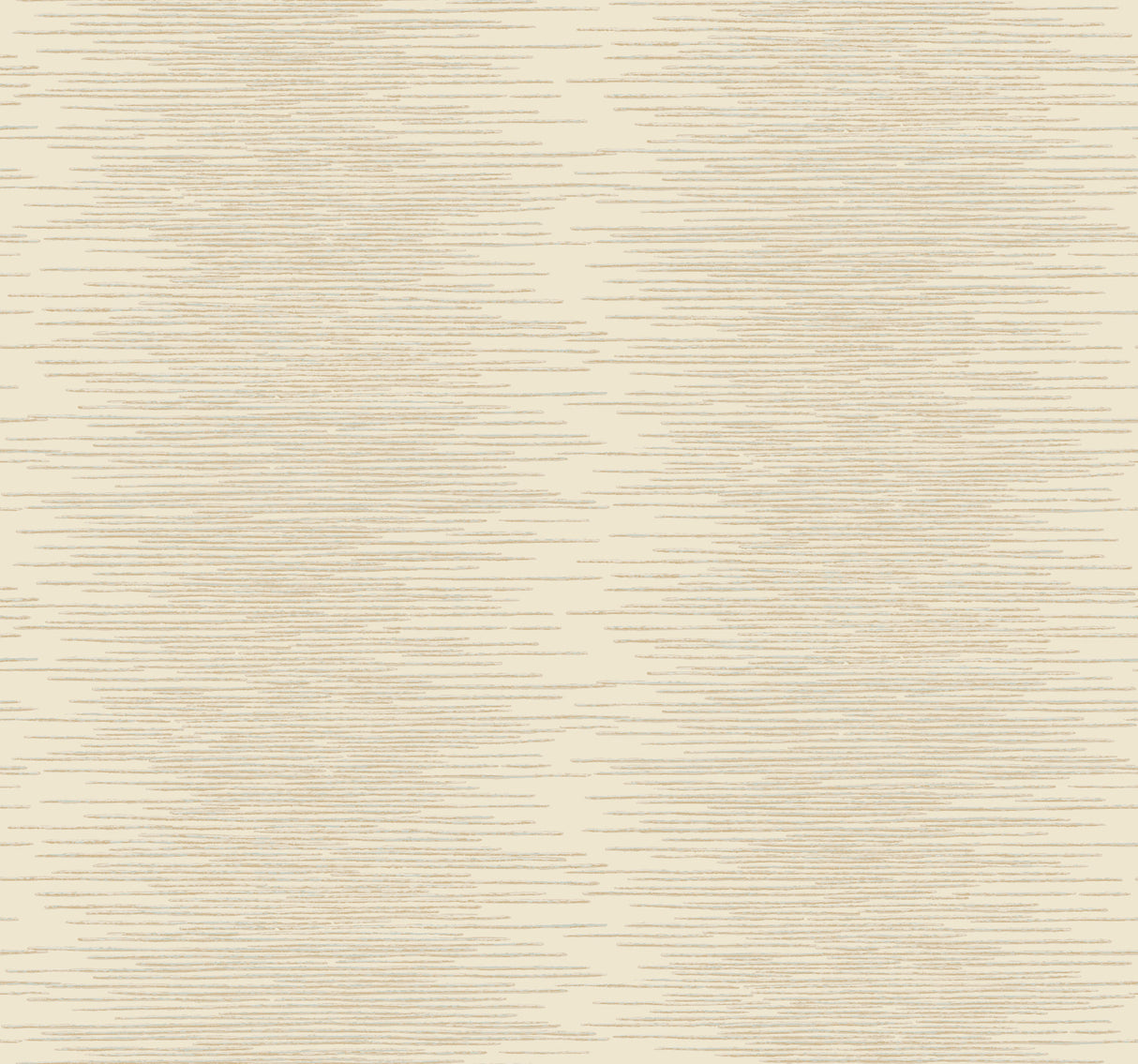 Operetta Cream Metallic Columns Wallpaper by Ronald Redding, 27 in x 27 ft
