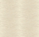 Operetta Cream Metallic Columns Wallpaper by Ronald Redding, 27 in x 27 ft