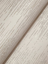 Operetta Blush by Ronald Redding Metallic Columns Wallpaper- York Designer Series VR1502
