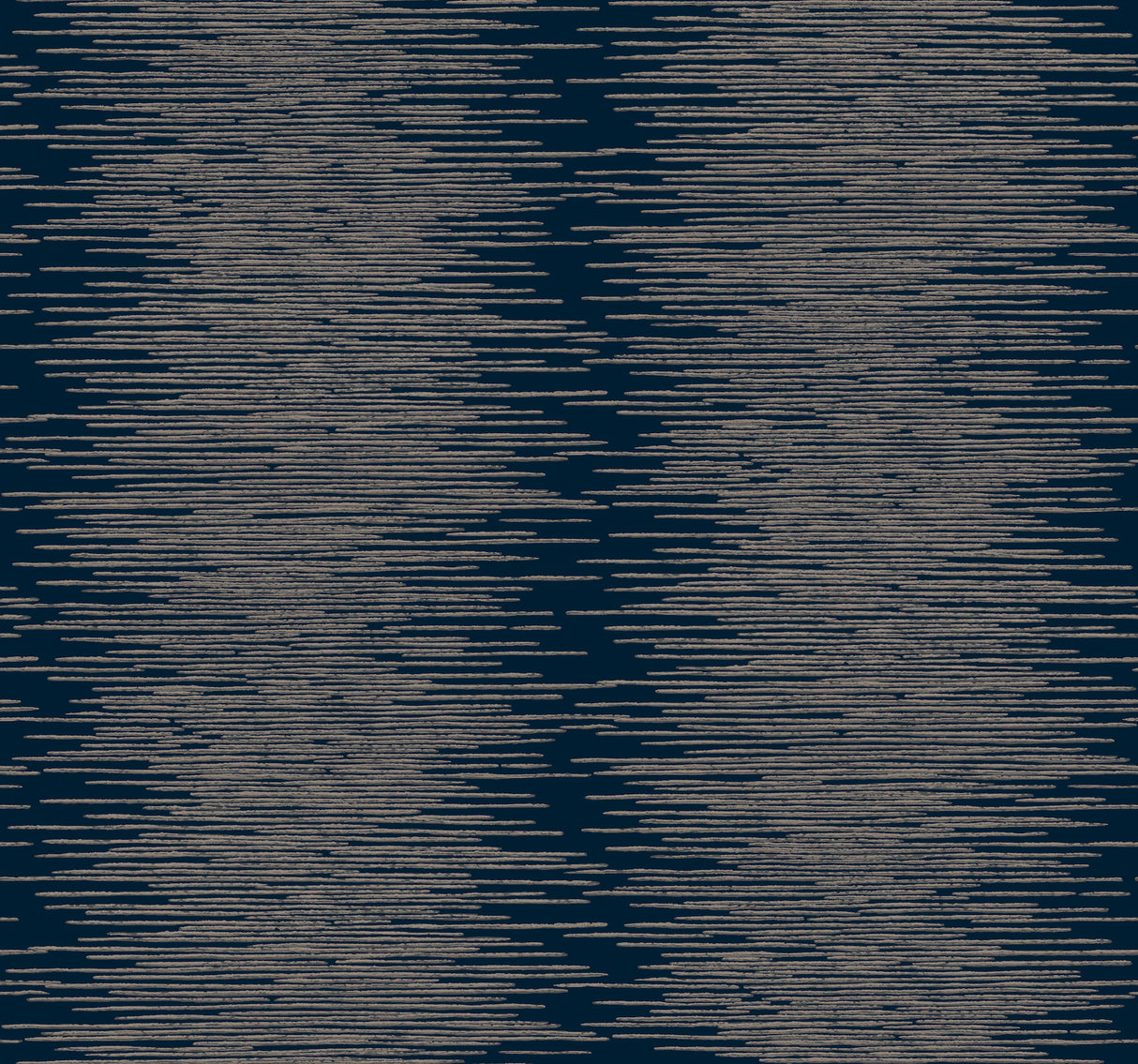 Operetta Navy Metallic Columns Wallpaper by Ronald Redding