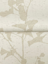 Ginkgo Silhouette Neutral by Ronald Redding Cork Wallpaper- York Designer Series VR1511