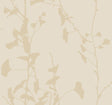 Ginkgo Silhouette Neutral cork wallpaper by Ronald Redding, 27 in x 27 ft roll