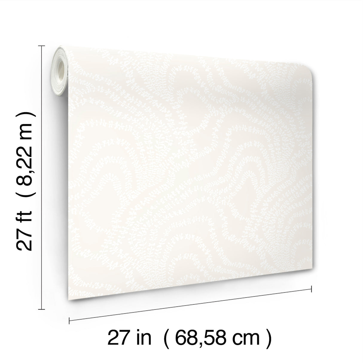 String of Pearls Pearl by Ronald Redding Botanical Wallpaper – York Designer Series VR1514