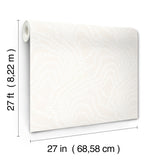 String of Pearls Pearl by Ronald Redding Botanical Wallpaper – York Designer Series VR1514