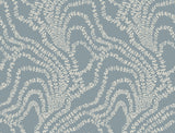 String of Pearls Denim Vine Wallpaper by Ronald Redding – York Designer Series VR1516