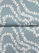 String of Pearls Denim by Ronald Redding Vine Wallpaper- York Designer Series VR1516