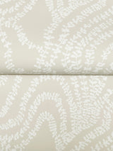 String of Pearls Beige by Ronald Redding Vine Wallpaper- York Designer Series VR1518