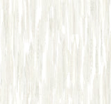 Tribeca White Texture Stripe Wallpaper by Ronald Redding