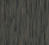 Tribeca Charcoal Texture Stripe Wallpaper by Ronald Redding, 27 in x 27 ft roll.