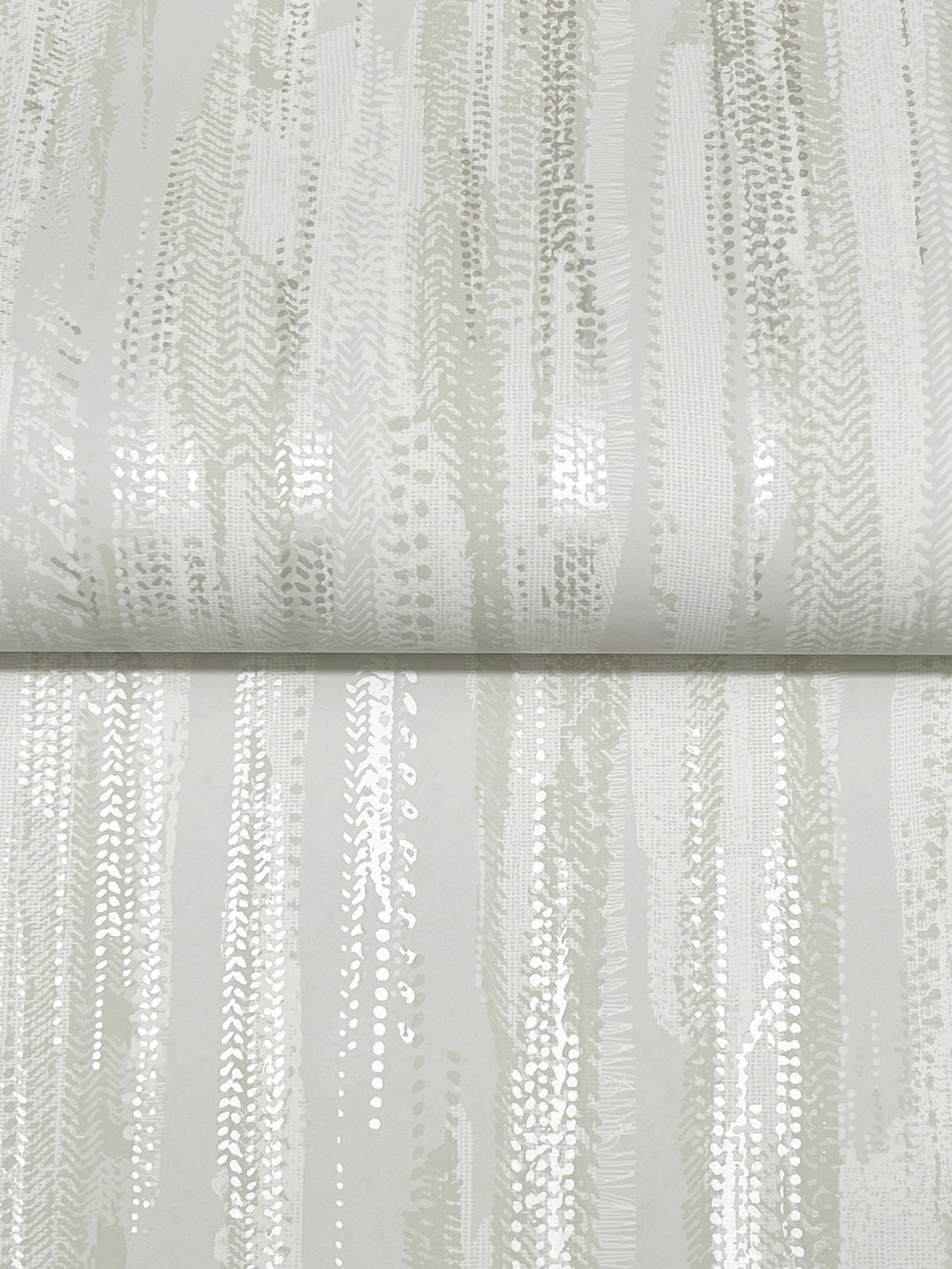 Tribeca Dove by Ronald Redding Texture Stripe Wallpaper- York Designer Series VR1525