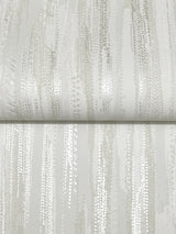 Tribeca Dove by Ronald Redding Texture Stripe Wallpaper- York Designer Series VR1525