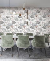 Cotswolds Poppies Grey by Ronald Redding Floral Wallpaper – York Designer Series VR1534