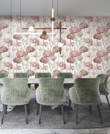 Cotswolds Poppies Red by Ronald Redding Floral Wallpaper – York Designer Series VR1536