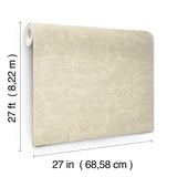 Crystal Cloud Beige by Ronald Redding Beaded Wallpaper – York Designer Series VR1540