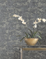 Crystal Cloud Charcoal by Ronald Redding Beaded Wallpaper- York Designer Series VR1544