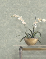 Crystal Cloud Sage by Ronald Redding Beaded Wallpaper- York Designer Series VR1545