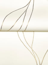 Society Hill White by Ronald Redding Abstract Leaf Wallpaper – York Designer Series VR1546