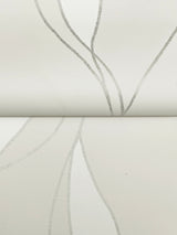 Society Hill Dove by Ronald Redding Abstract Leaf Wallpaper- York Designer Series VR1550