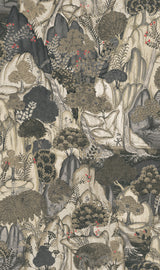 Falling Waters Neutral Scenic Wallpaper by Ronald Redding