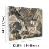 Falling Waters Neutral by Ronald Redding Scenic Wallpaper – York Designer Series VR1555